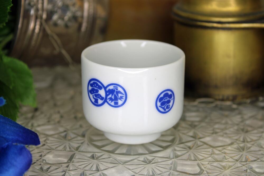 Japanese Three Friends of Winter Sake Cup